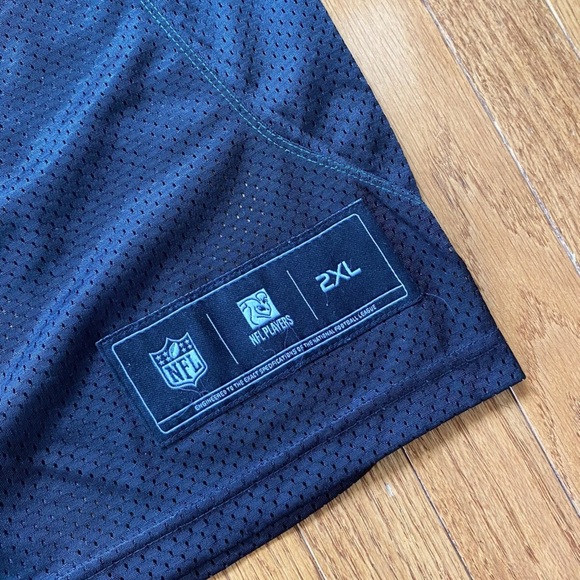 Rare Mens 2XL NFL NY Jets Mark Sanchez Black Sewn Jersey team apparel - Picture 3 of 7